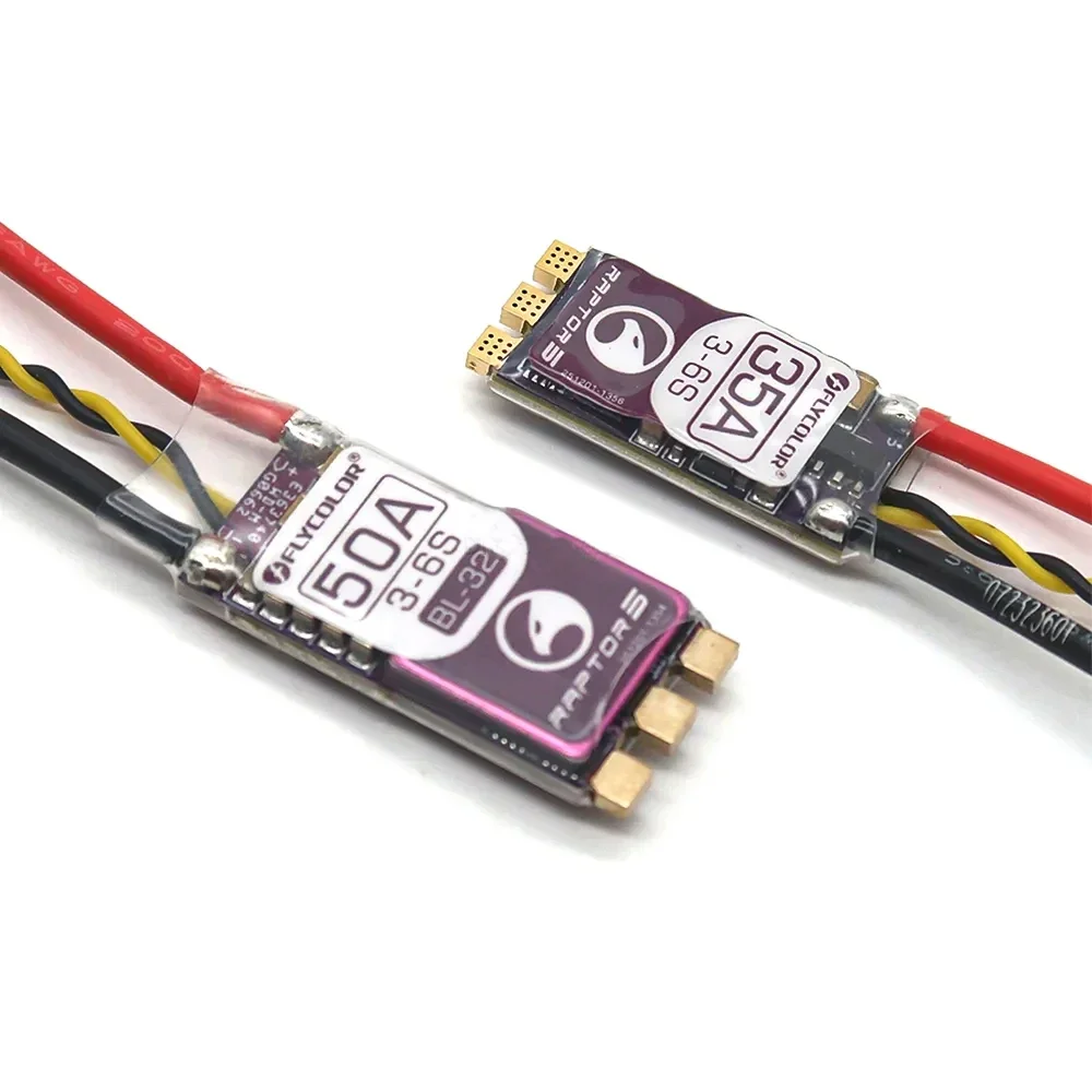 SkyDElRAPTOR5 20A 35A 45A 50A BLHeli-32 RC ESC 3-6S Brushless Speed Controller 32Bit G701 PWM 128K For RC FPV Racing Quadc