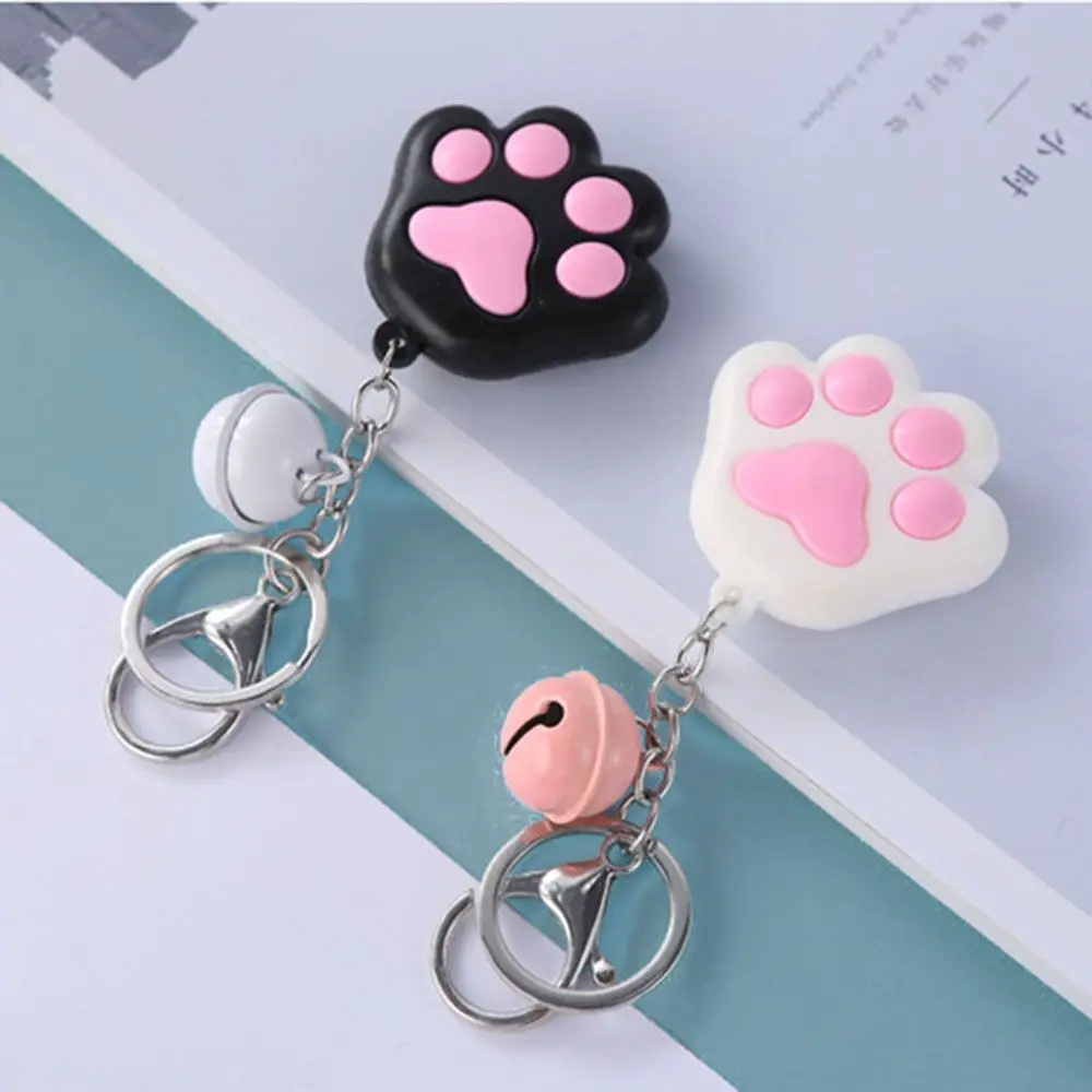 Creative Puppy Cute Car Accessories Cartoon Gifts Pendant Friend Gift Flashlight 3D Key Ring Cat Paw Keychain Handbag Decor