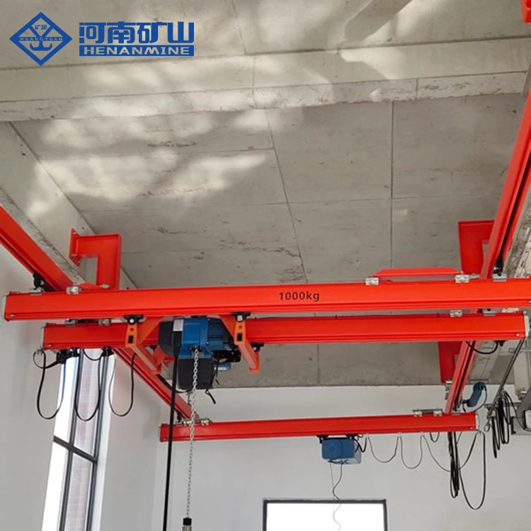 0.5Ton 1Ton 2Ton 3Ton Flexible Single Girder Overhead Traveling Crane
