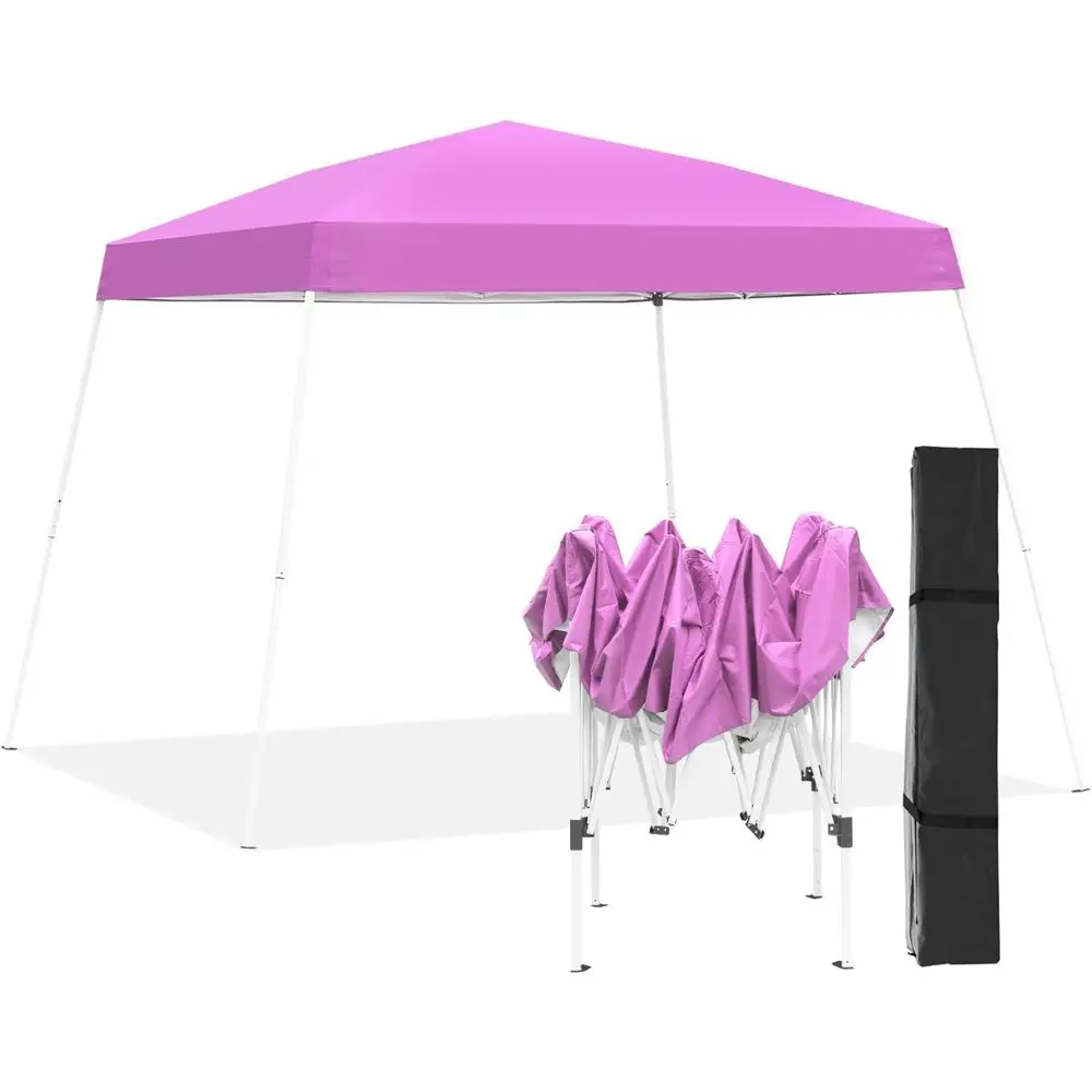 

Portable 8x10 Outdoor Gazebo Tent with Carrying Bag, Pink