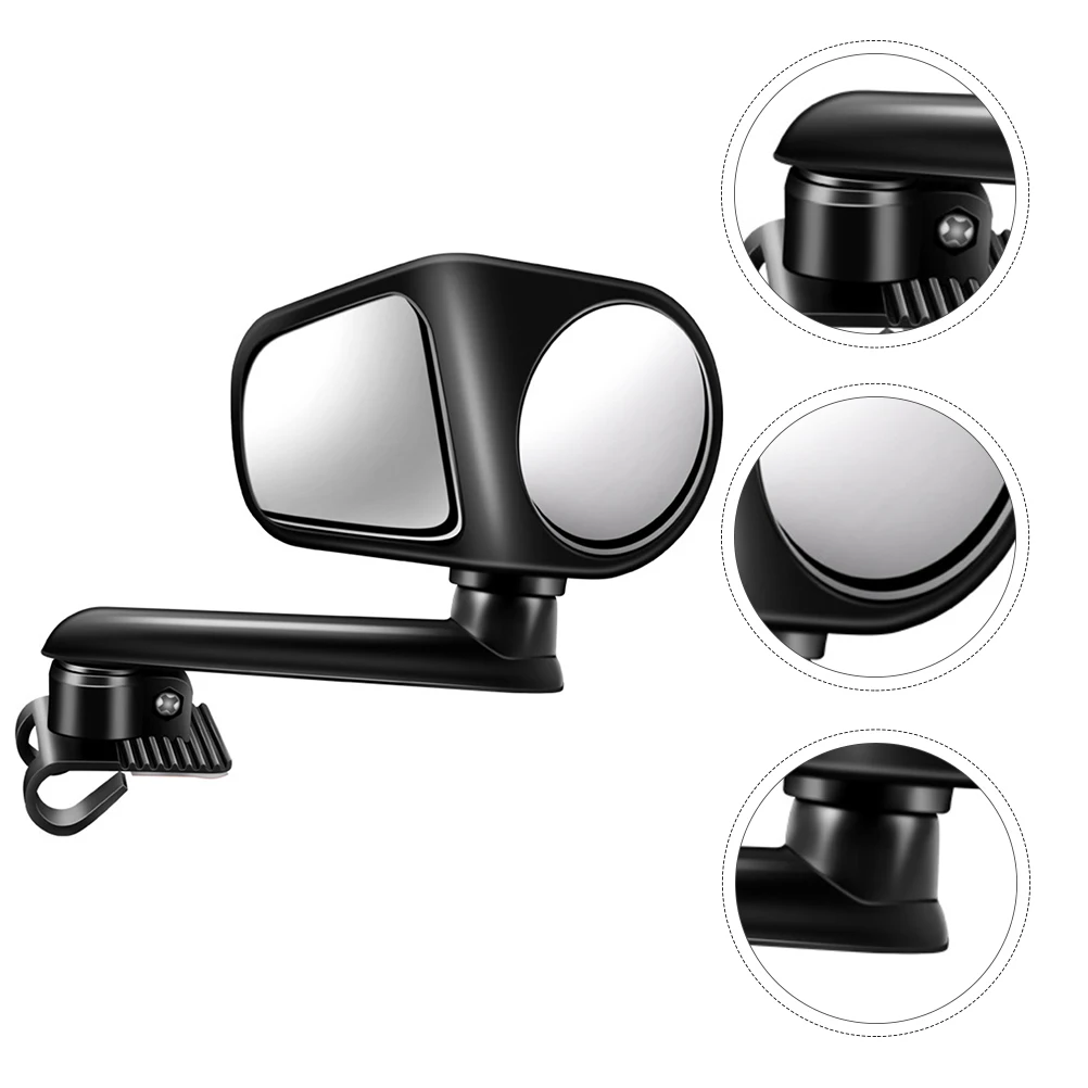 

1Pcs Double Glass Blind Spot Mirror Car Auxiliary Rear View Mirror for Suvs Trucks Buses Wide Angle Auto Accessories Enhanced