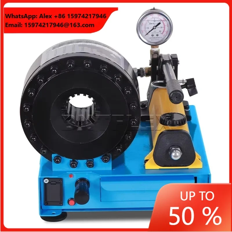 Factory Sales Directly 1Inch Portable Press Hydraulic Hose Crimping With 8 Sets Of Dies