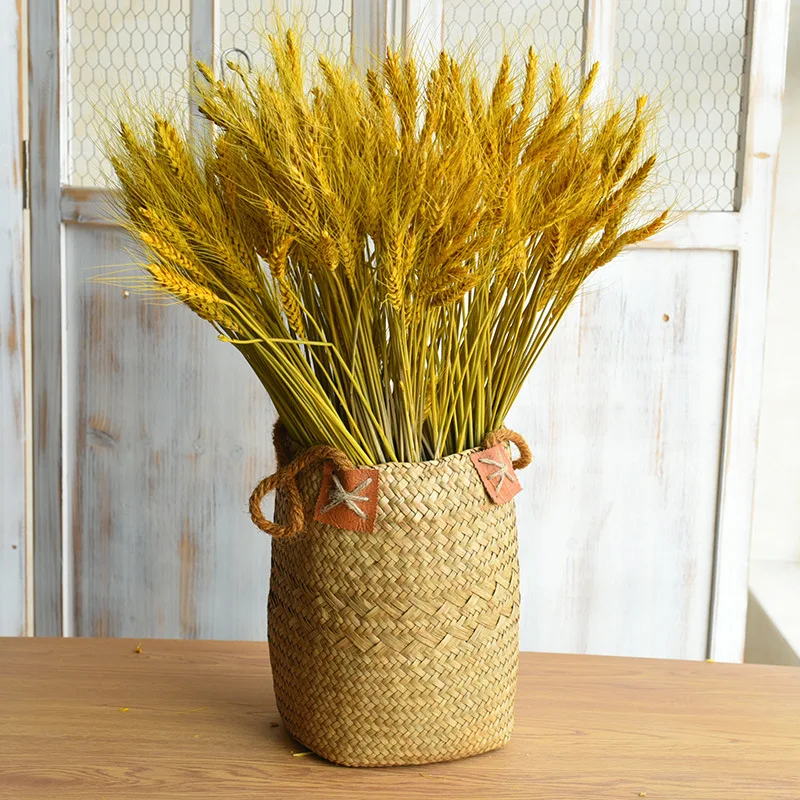 Decorative Rattan Vase Weaving Macetas Para Plantas Vasos Para Plantas Maceteros Decorativos Interior Accessories 2026