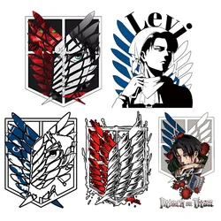 New Cartoon anime Wings of Liberty Big small DTF Sticker Heat Transfer Clothes Iron on DIY Fashion T-Shirt Washable Vinyl Patch