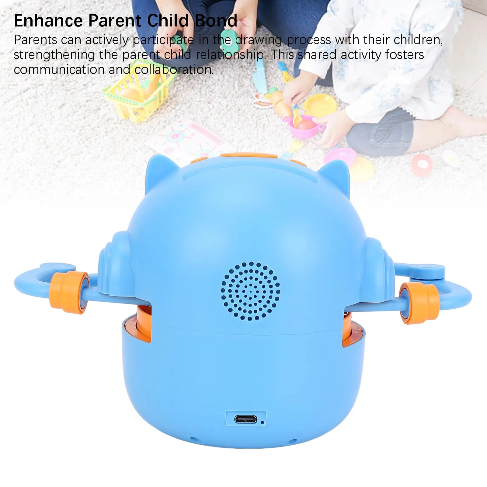 Robot da disegno educativo interattivo per bambini con 100 carte Robot da pittura automatico Giocattolo per l'educazione precoce