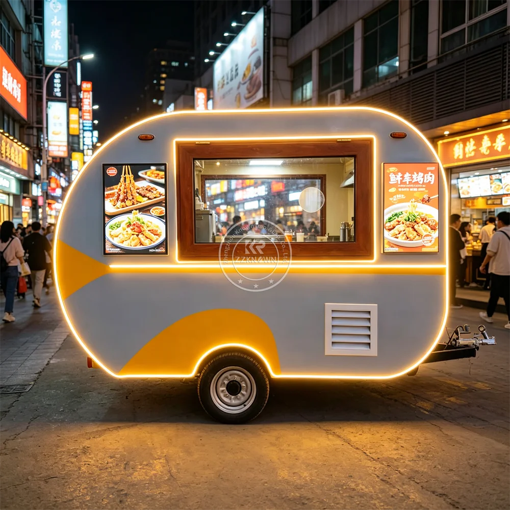 

Concession Food Cart Hot Sale Towed Bakery Catering Trailer Street Mobile Coffee Snack Food Truck Trailer With Full Kitchen