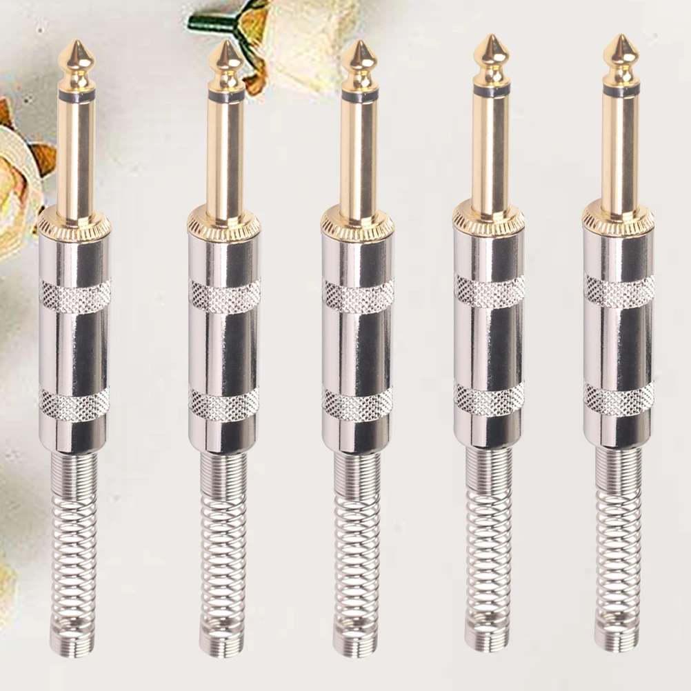 

5 PCS Guitar Effect Pedal Connector Effects Coupler Suitable for Most Boards Male Plug