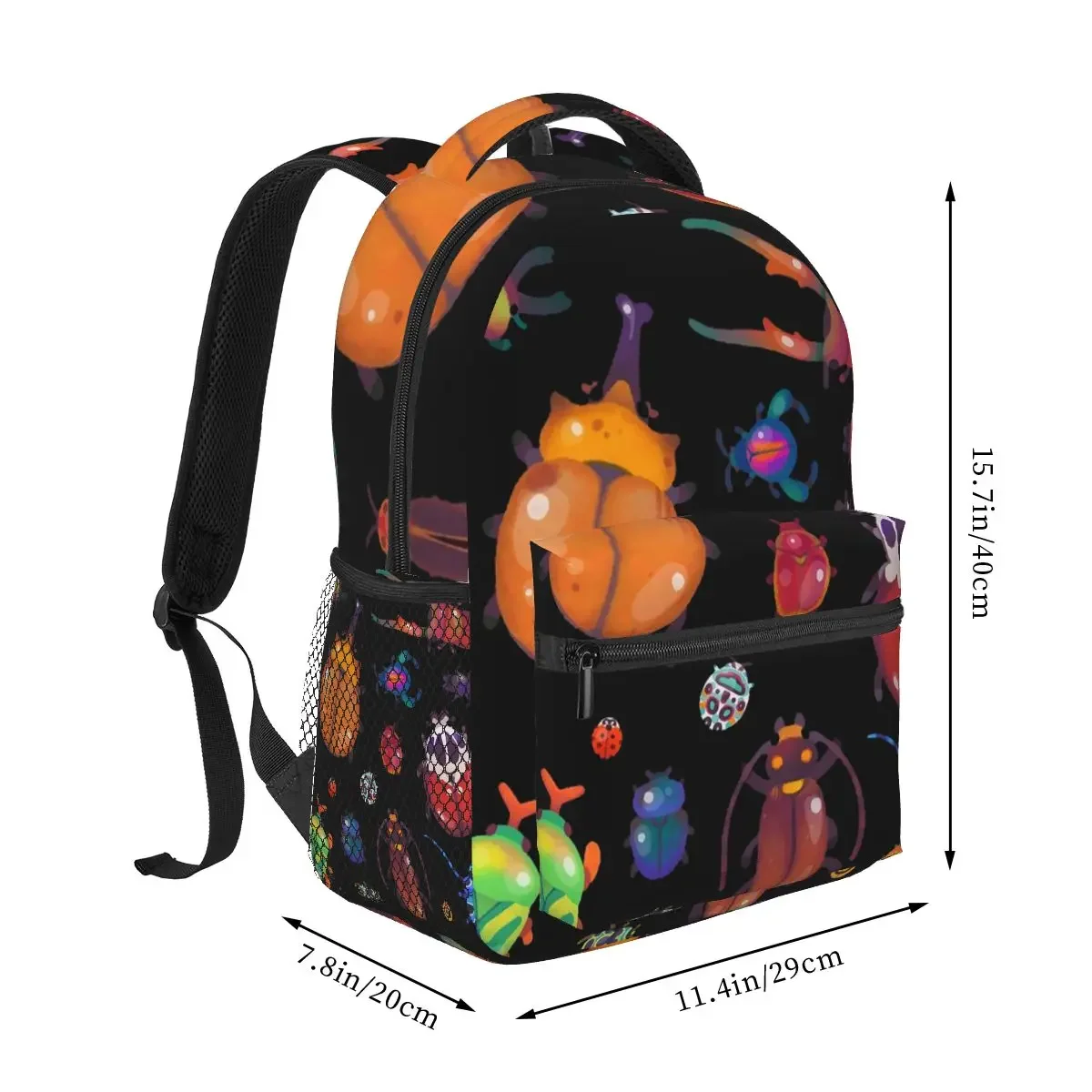 Beetle Backpacks Boys Girls Bookbag Students School Bags Cartoon Travel Rucksack Shoulder Bag Large Capacity