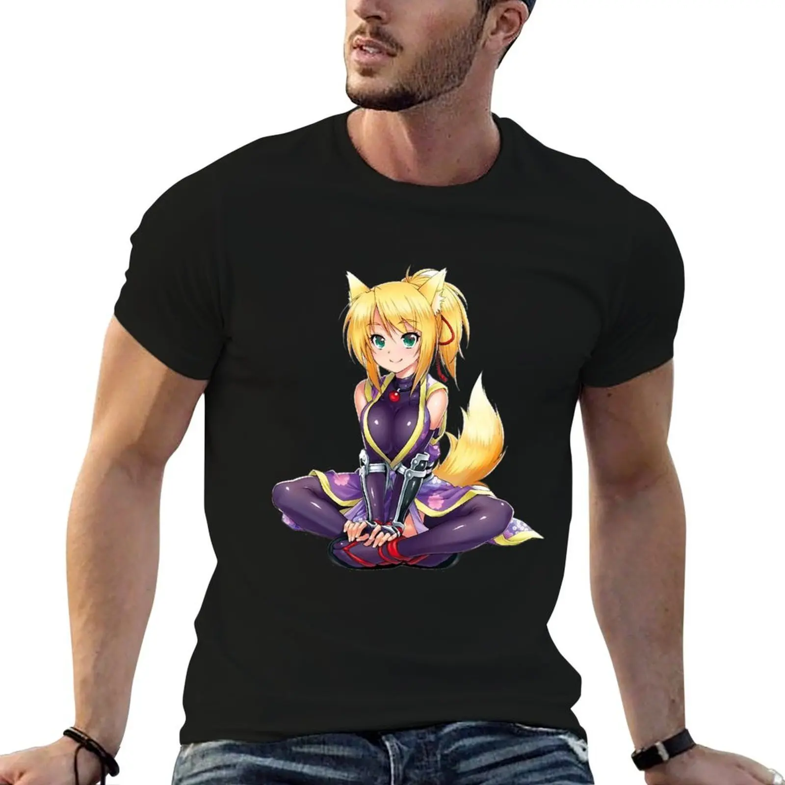 Yukikaze Panettone-Camiseta Dog Days, camisetas estampadas para hombre, camiseta de lujo