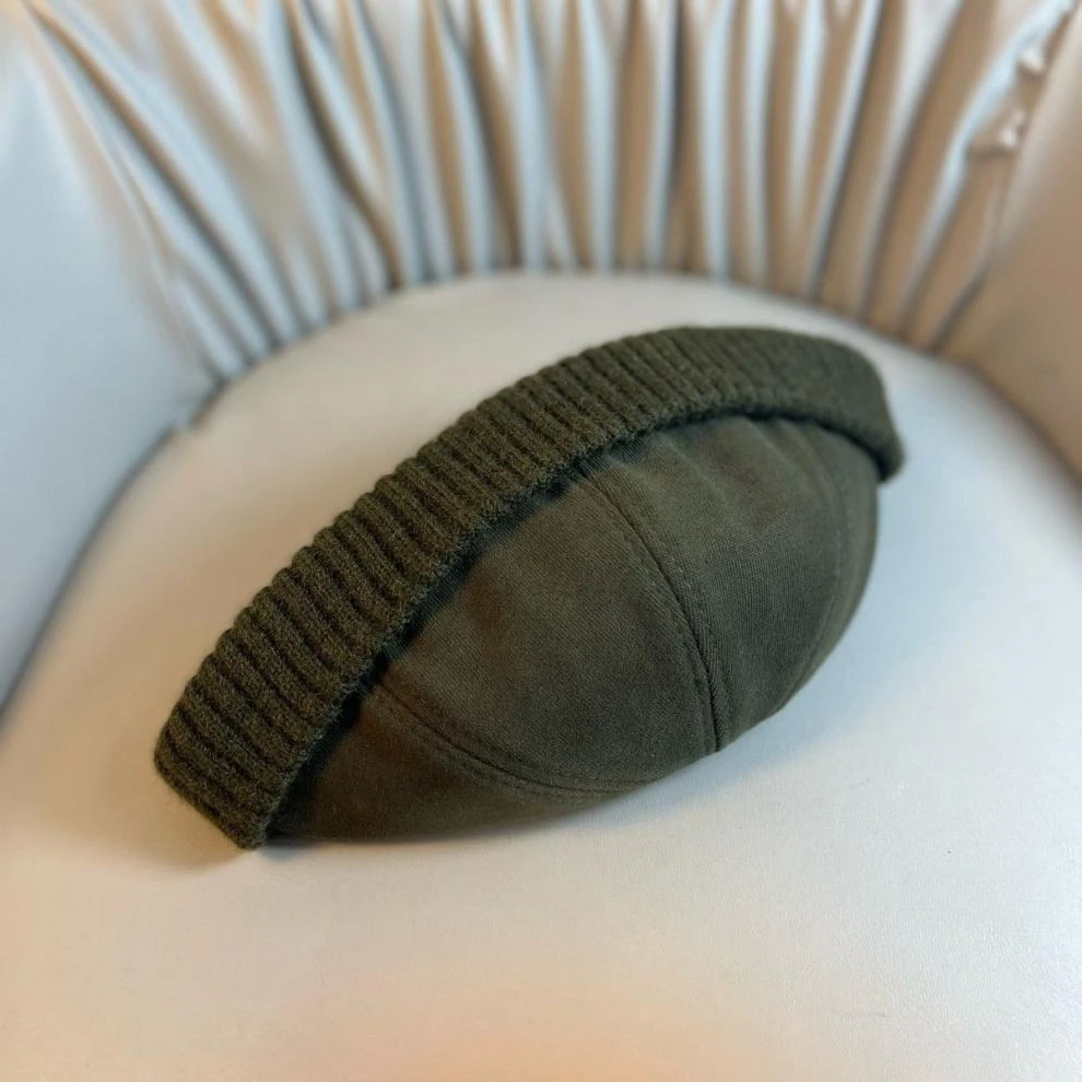 Herbst- und Wintermütze aus Melonenfell, modischer randloser Matrosenhut, lässiger modischer Straßenhut für Herren und Damen – Detail 12