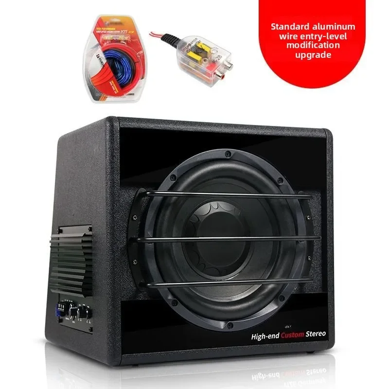 Good Car Audio 10-inch 12V Active Subwoofer Car Audio Overweight Subwoofer Modification with Aluminum Wire/pure Copper Wire