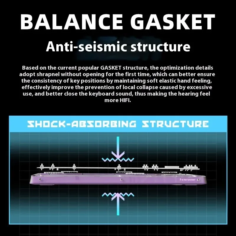 EWEADN V99 Keyboard Mekanis Nirkabel Kustom RGB Backlit Tri-Mode Hot-Swappable 25Ms Latensi Rendah untuk Pemutar FPS COD/Valorant