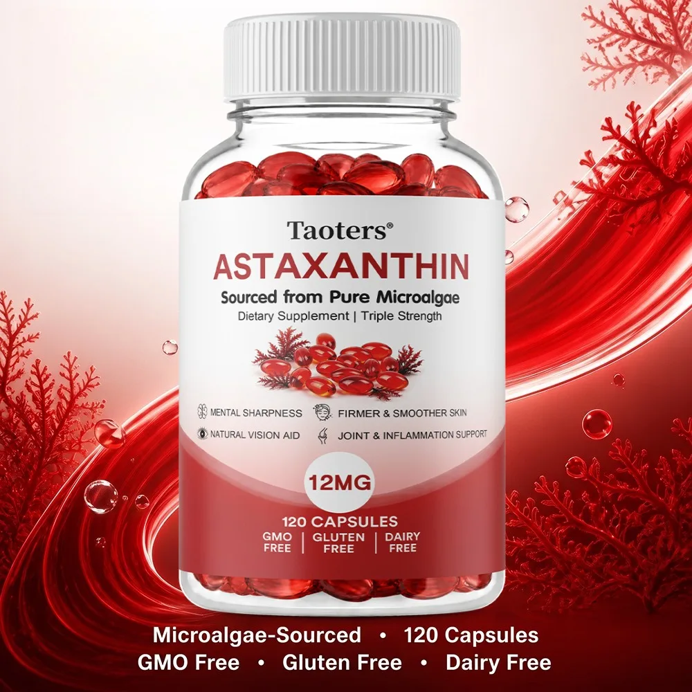 Astaxanthin - Antioxidant, Supports Eye Health, Joint Health, Internal Circulation, and Increased Energy