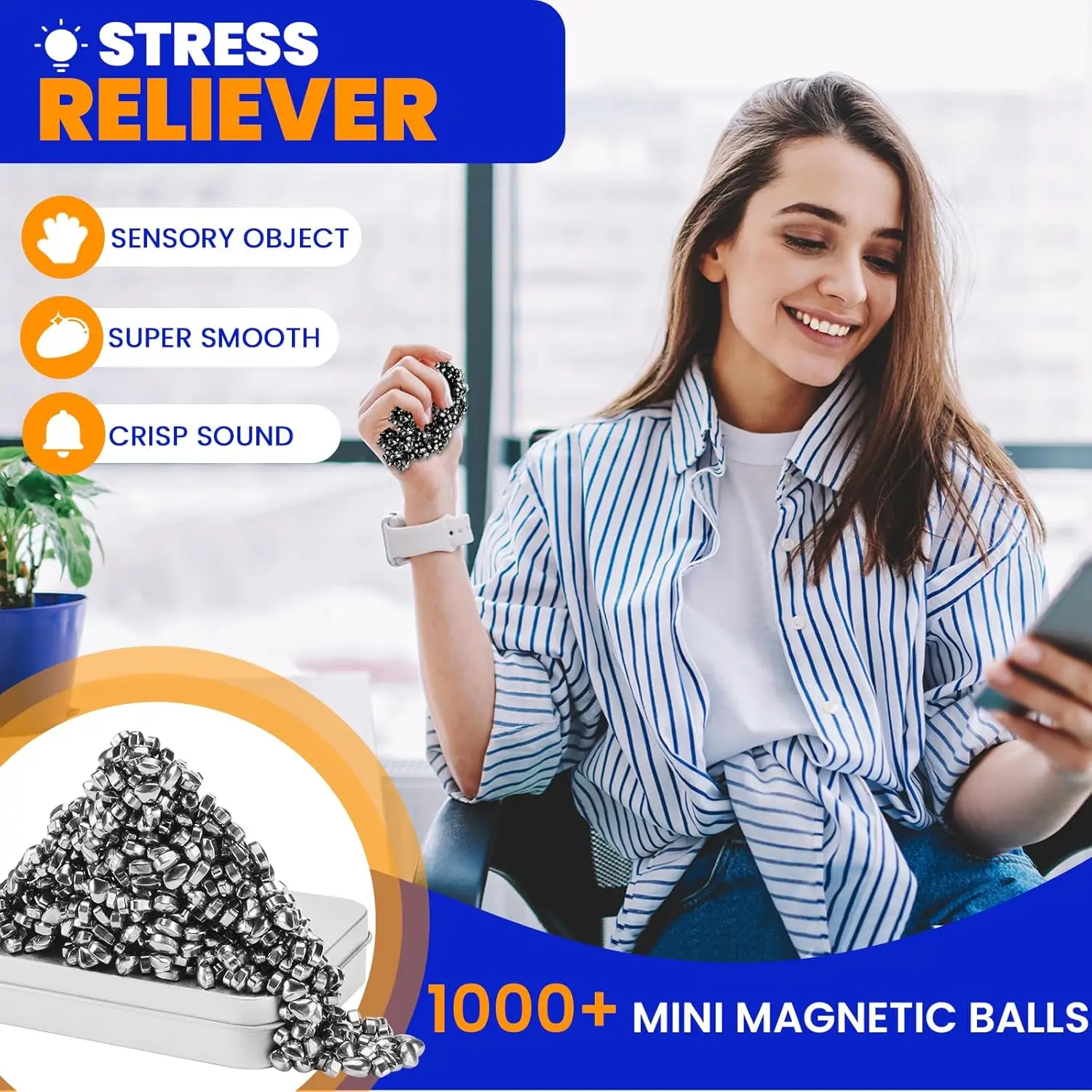 Jouets magnétiques, mastic de Ferrite magnétique faible, Antistress, Anti-anxiété, jouets Anti-Stress pour adultes, tdah, autisme, bureau EDC