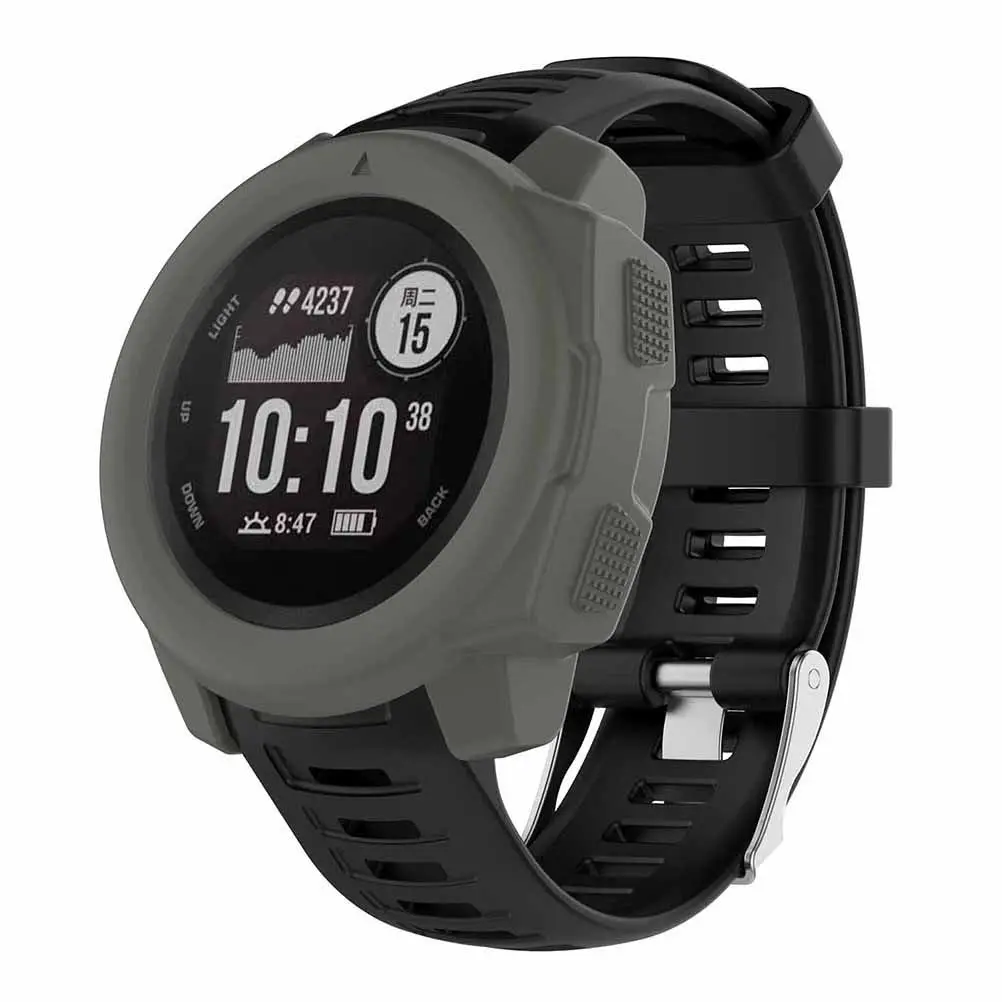 

Premium Silicone Smart Watch Protective Case Slim Lightweight Shockproof Dustproof Scratch Resistant for