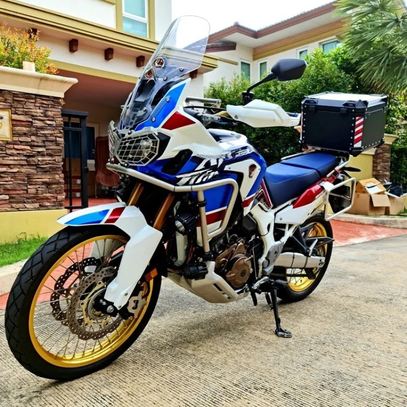 

Factory Hot Selling 55L Black X Design Aluminum Top Larger Motorcycle Trunk