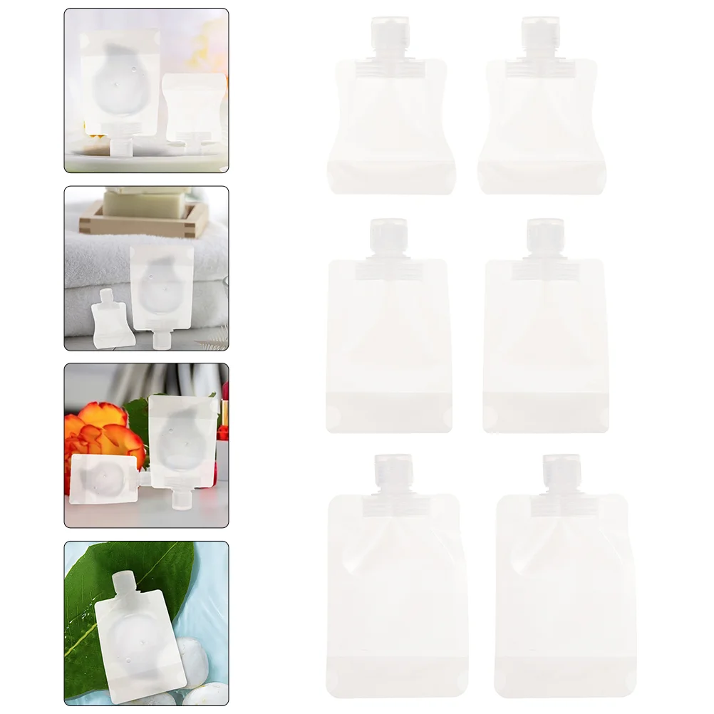 12 PCS Lotion Bag Sub-packing Bags Portable Shampoo Container Storage Empty Bye Pe Emulsion