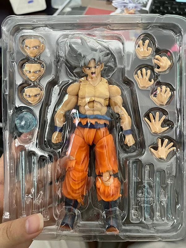 شخصيات حركة أنيمي دراغون بول Z ، سون غوكو ، شفيجارتس ، غوكو الأبيض ، أضرار الحرب ، سوبر سايا ، موديل ، هدايا عيد ميلاد #6