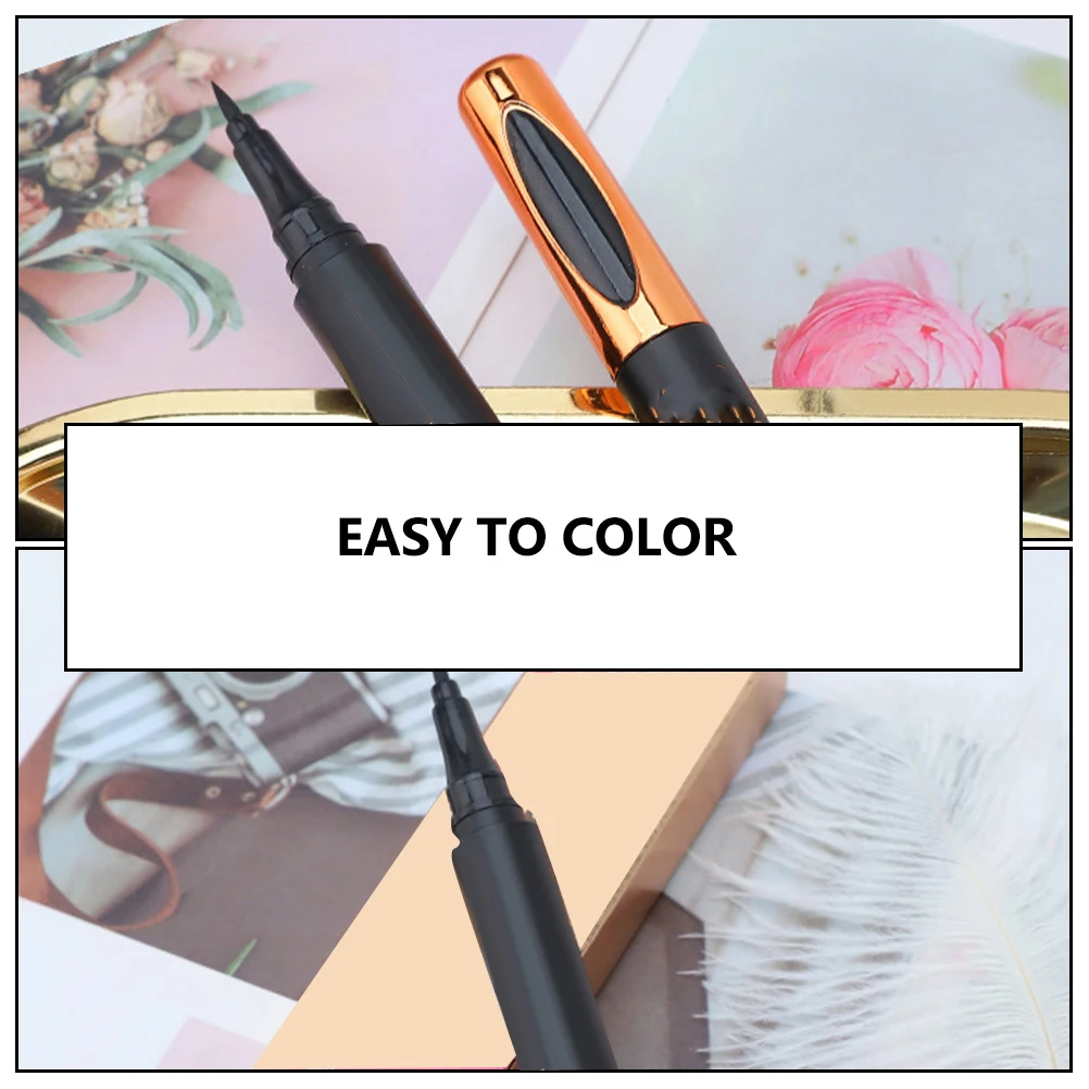 2Pcs Waterproof Eyeliners Long Lasting Quick Drying Eye Beauty Pens for Unique Makeup Waterproof Eyeliners Eye Lining Pens