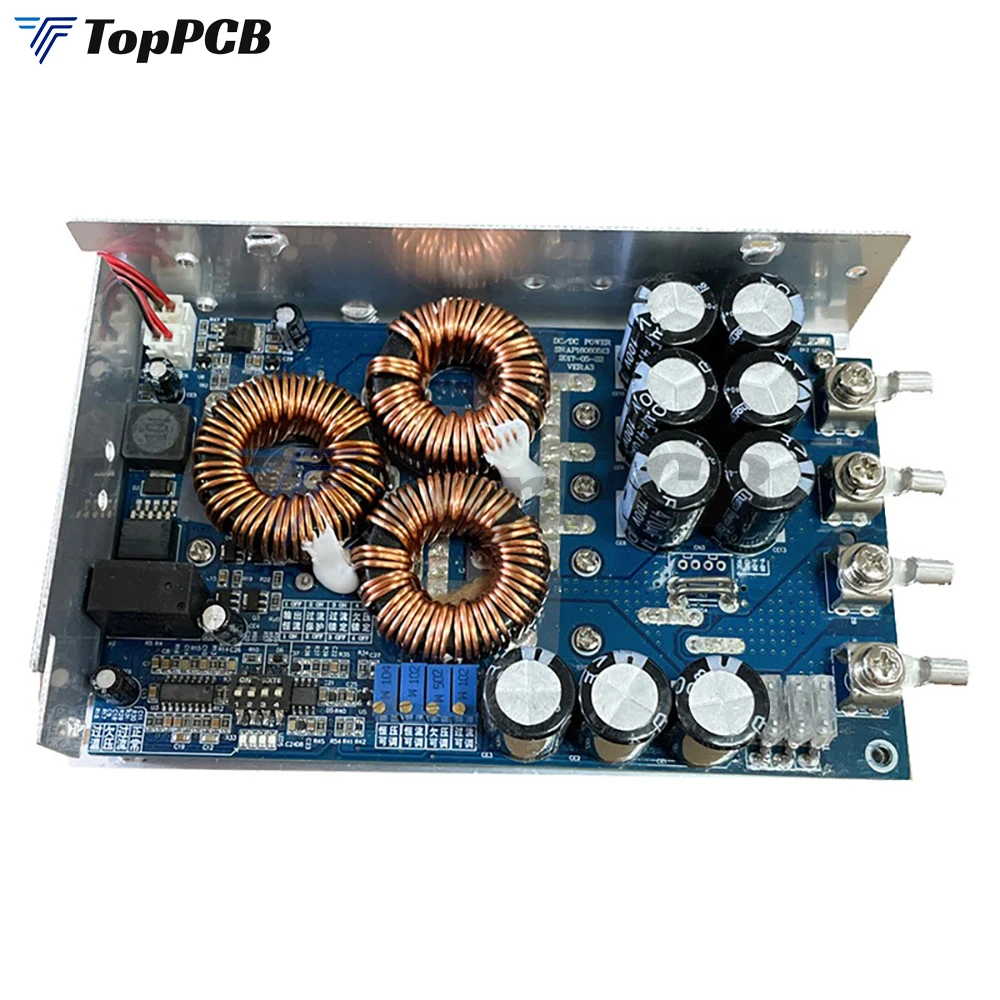 Imagem -04 - Dc-dc Step up Power Supply Regulador de Tensão Power Inverter Boost Converter For Car 10.560v a 1570v 1500w 50a Ajustável