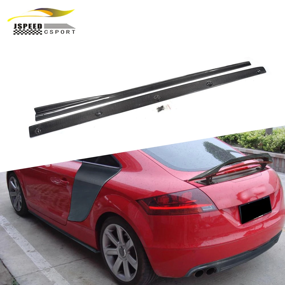 

Suitable for TT 8J MK2 Carbon fiber car side edge skirt extension Audi TT 8J COUPE 08-11