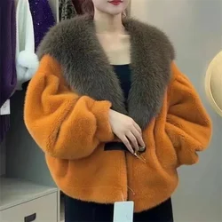 Fur Autumn And Winter Woolen Women's Coat 2024 Fur Collar Short Coat Fur Fashion Women's Coat