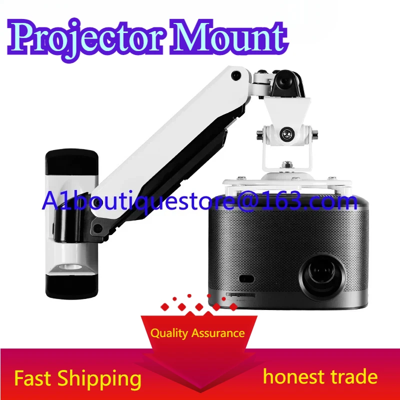 Projector bracket, wall mounted, projector hanger, projector hanger, air pressure suspension, lifting and rotating Dangbei F5