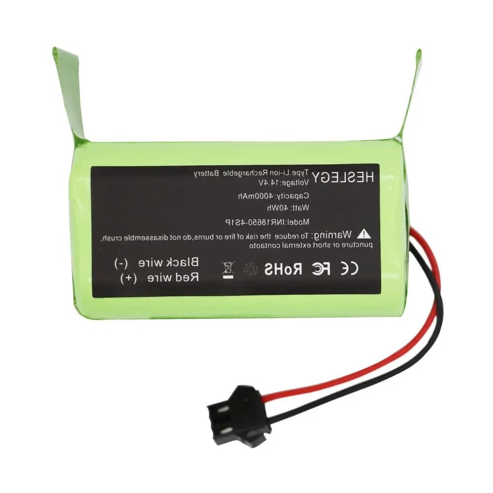 Bateria de 2600mAh 4000mAh 14.4V 4S para Conga Excellence 990 950 1090 1092 1190 1790 1990, para aspirador de pó IKOHS NETBOT S14 S15