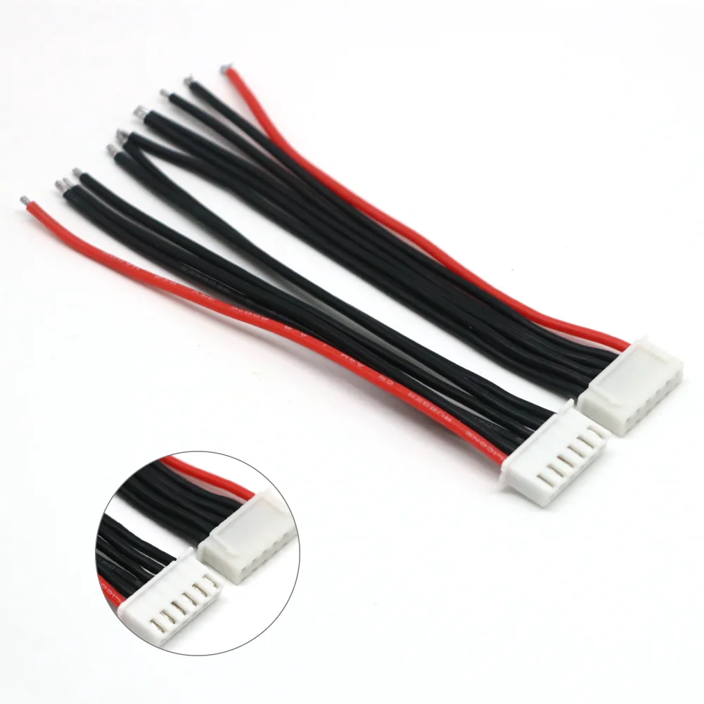 5 stks/partij 1 S 2 S 3 S 4 S 5 S 6 S Lipo Batterij Balans Lader Kabel IMAX B6 Connector Plug Draad Groothandel