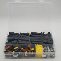 352Pcs Waterproof Car Electrical Connector Kit,1/2/3/4 Pin Way Terminal Wire Connector Plug For Motorcycle Truck Boats Scooter
