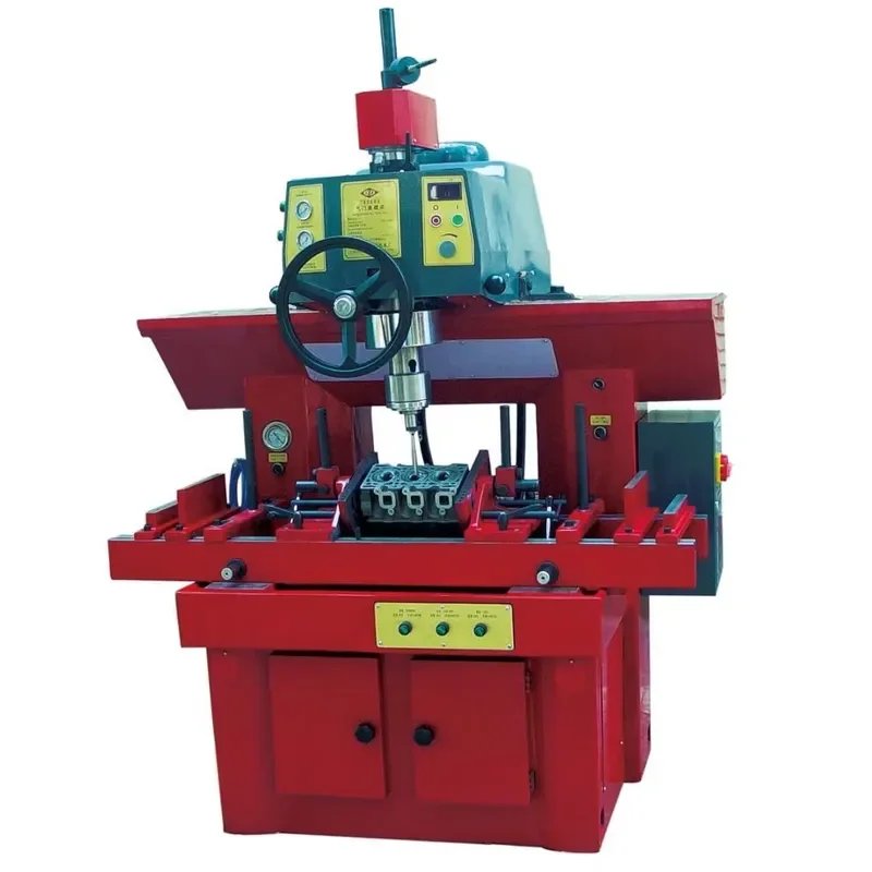 HCY T8590A/T8590B Cylinder Head Valve Seat Cutting Machine with Vacuum Tester