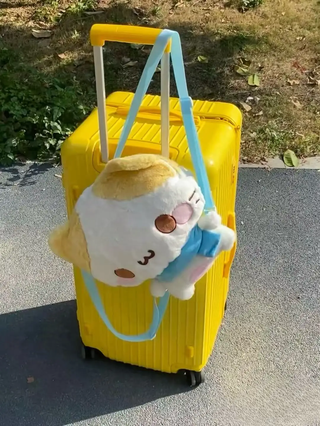 Écharpe mignonne en coton bonbon, sac de poupée chat doux et mignon, sac de poupée de dessin animé, sac à dos en peluche, cadeau d'anniversaire pour étudiant