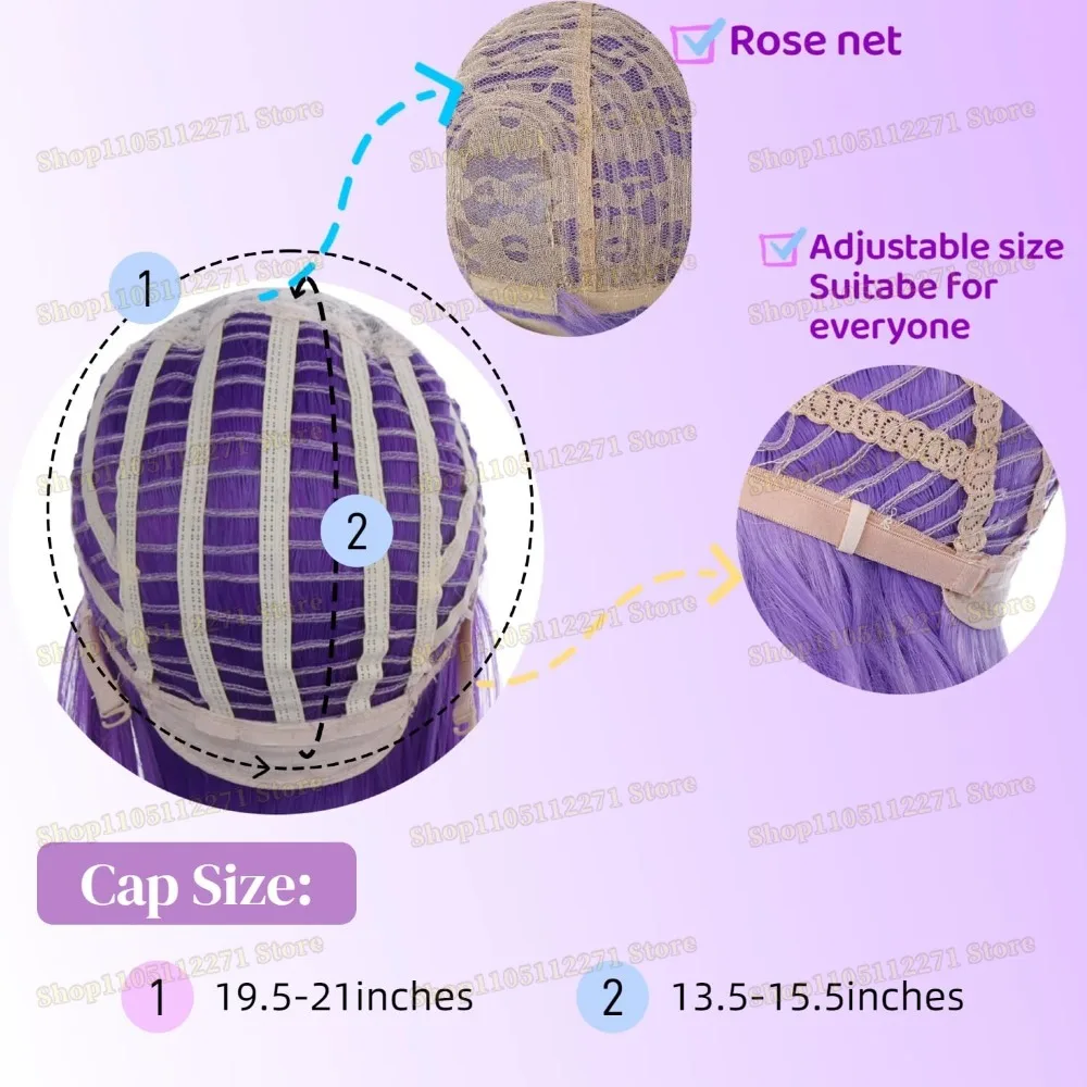 Rumi Mira Zoey Cosplay Perücke KPOP Dämon Jäger Cosplay Huntrix Saja Jungen Jinu Baby Mystery Cosplay Perücke Halloween Party Kostüm