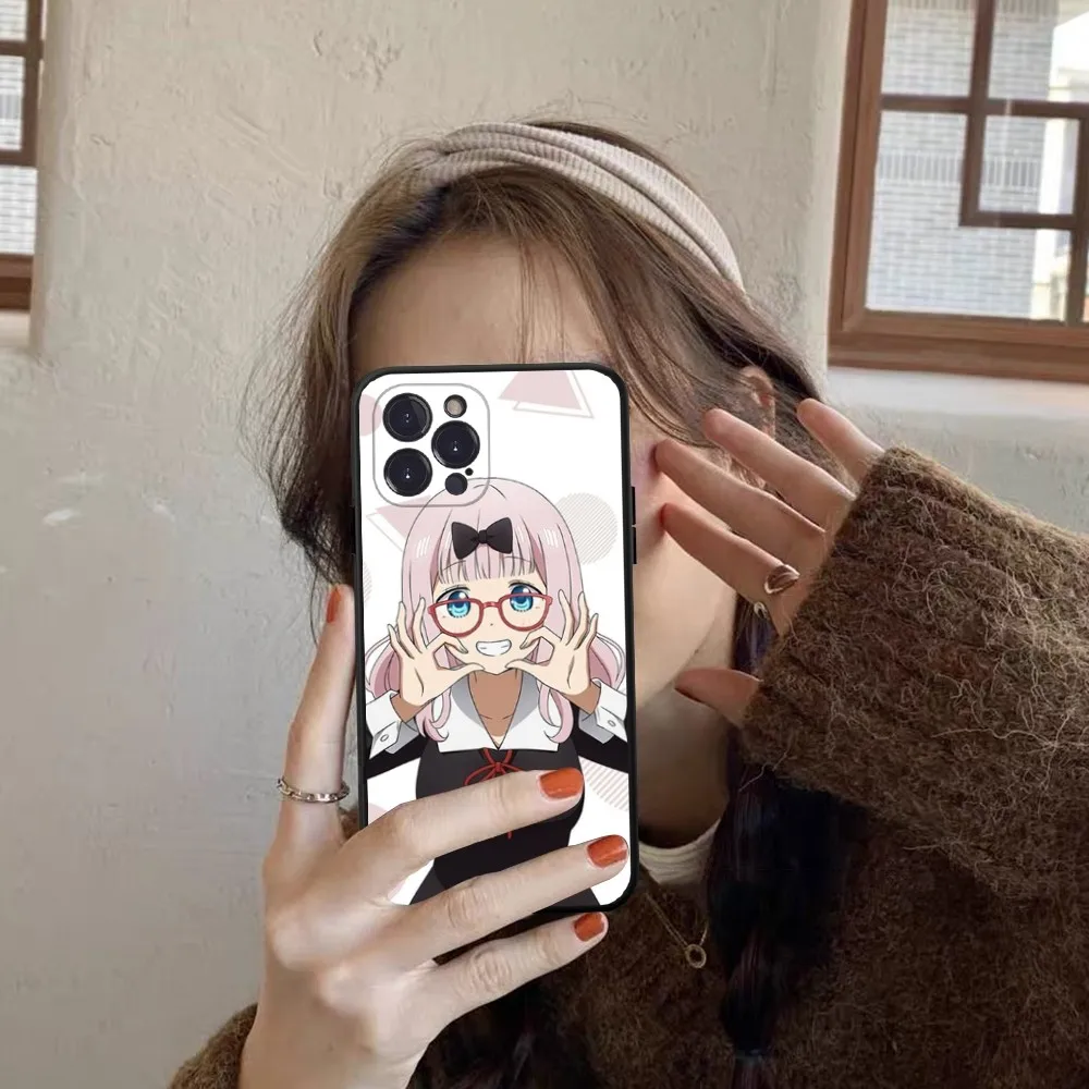 Kaguya Sama Love Is War Phone Case For iPhone 14 11 12 13 Mini Pro Max 8 7 6 6S Plus X SE 2020 XR XS Funda Case