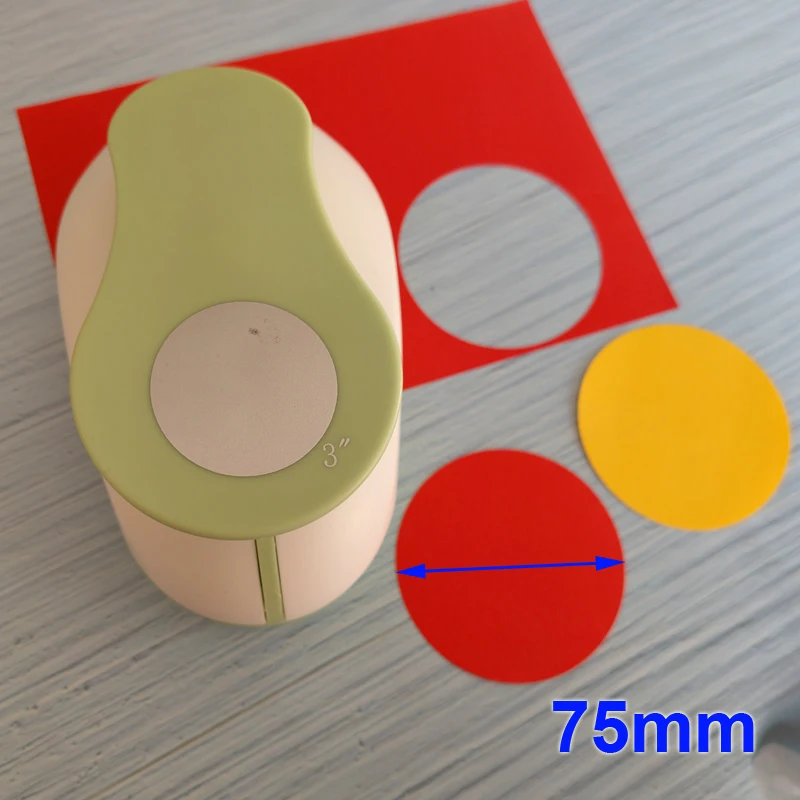 8mm-75mm Circle Six Flower Craft Punch Cortador De Papel De Scrapbook Paper Foam School DIY Round Hole Punches