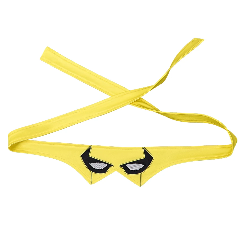 Fantasia Fist of Iron Eye Mask Game Rival Superhero Cosplay Disfraz Costume Accessories Men Male Halloween Carnival Party Props