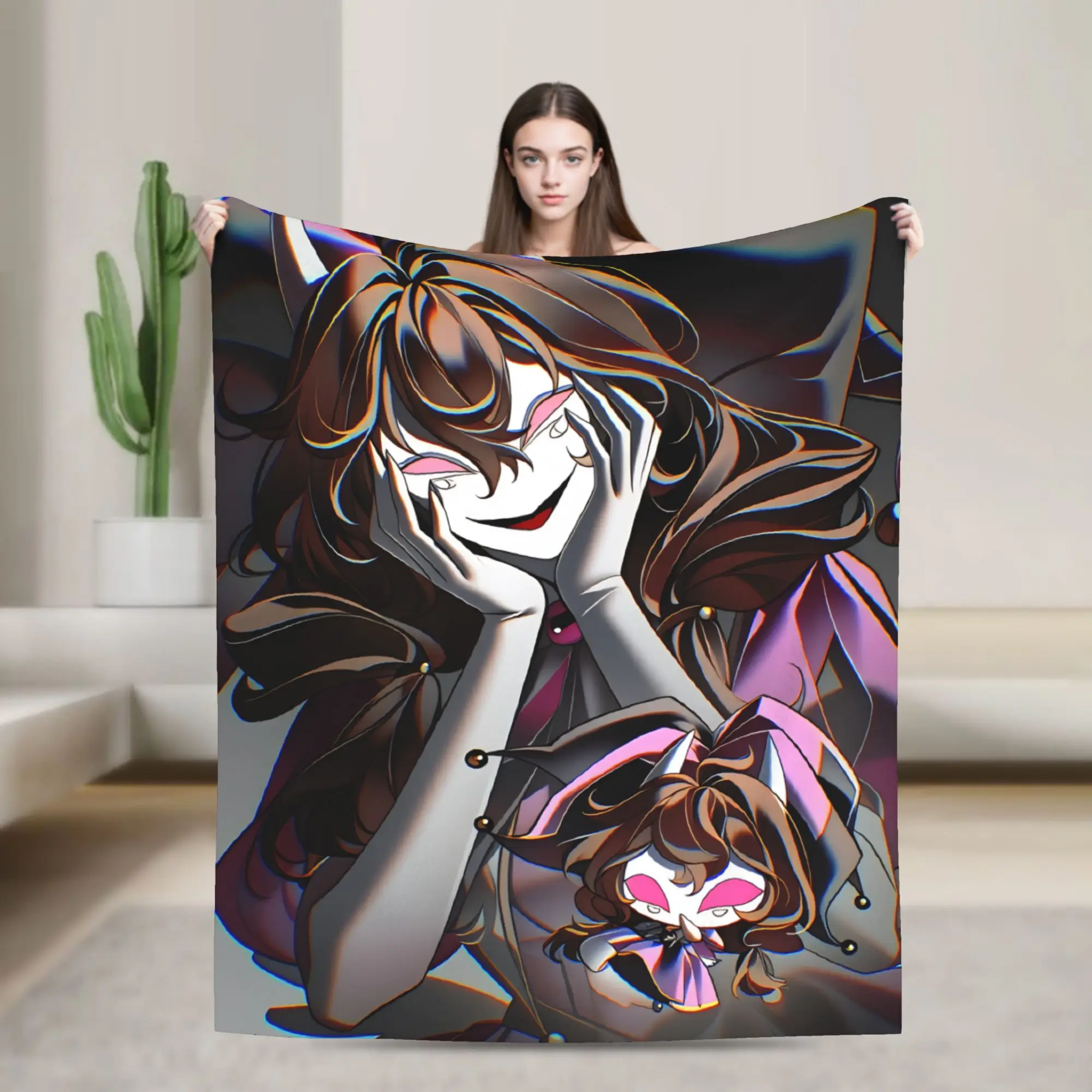 The Freak Circus Blanket  Warm Soft Novelty Plush Throw Blanket For Girls Boys Couch Bed Flannel Bedspread Bed Cover