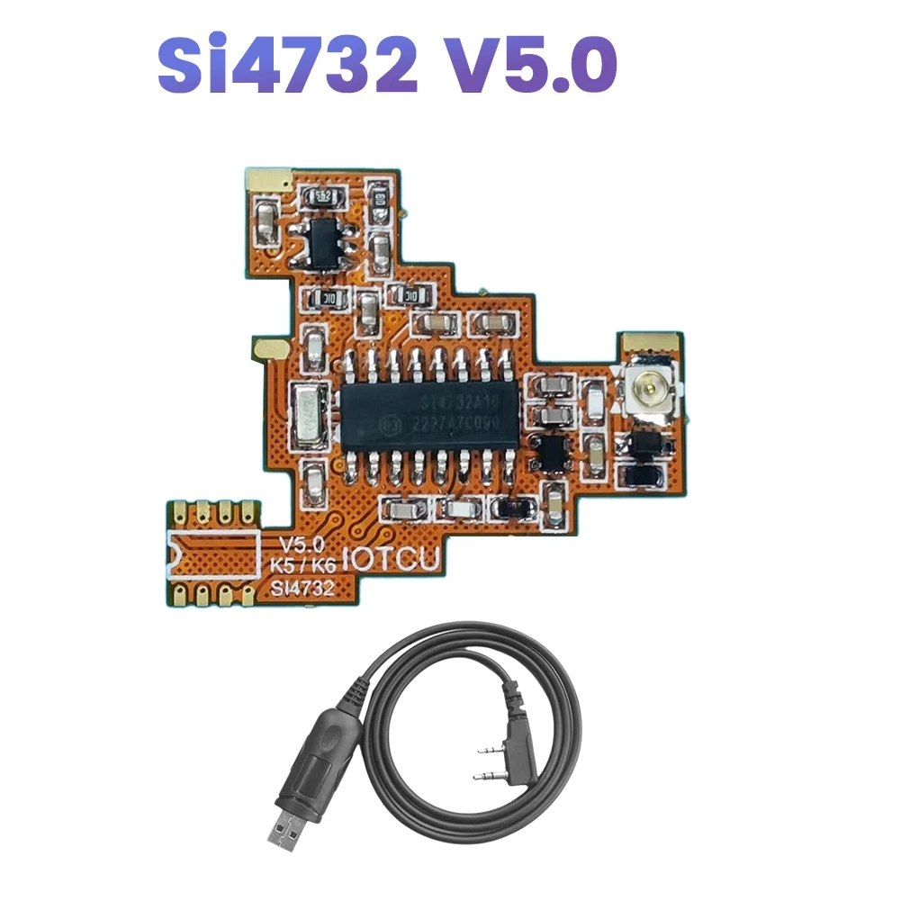 B49C SI4732 V5.0 FPC Modification Module+USB Cable For Quansheng K5 K6  Shortwave Full Band/Single Sideband Reception
