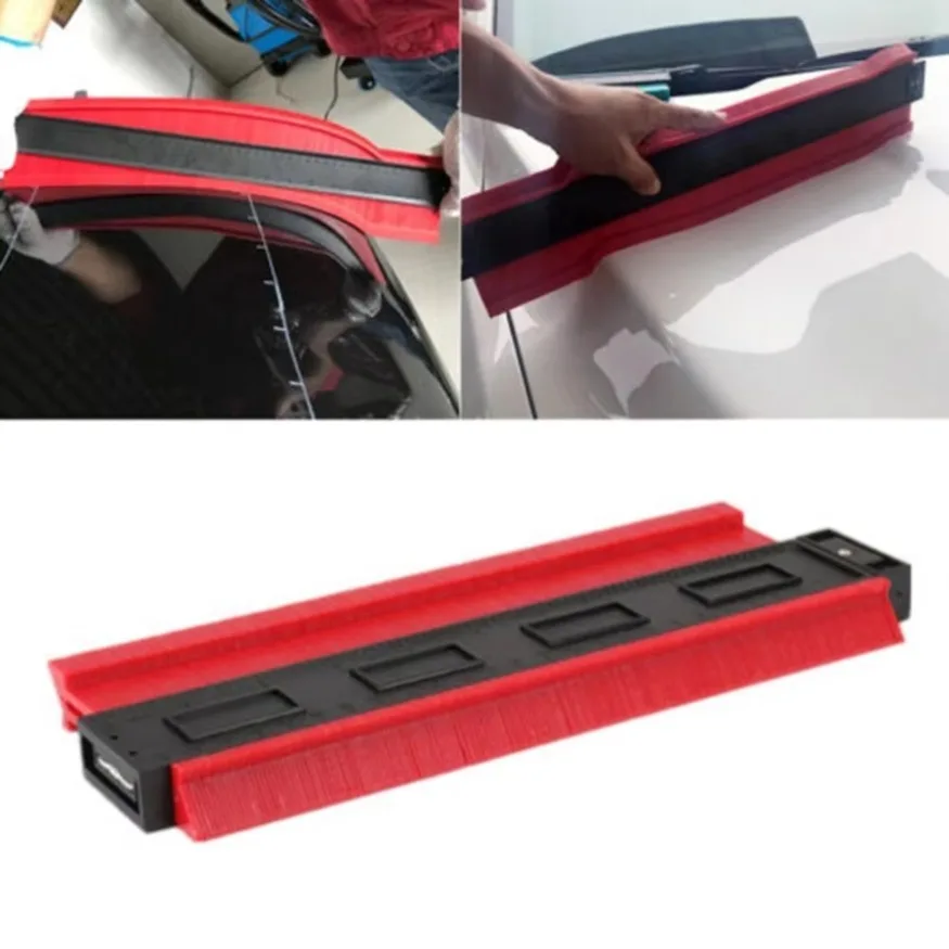 Car Dent Measuring Tool Car Body Panel Repair Ruler Profile Gauge Contour Car Sheet Metal Ruler 1x