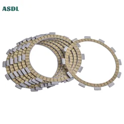 7pcs Clutch Friction Plates Kit For Hyosung TE450 GT650 GT 650 GT650S GT650R GT650i GV650 Aquila ST700 ST 700 ST700I 2004-2013