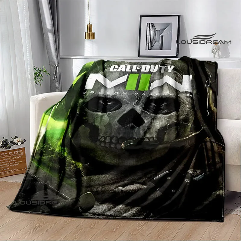 Game code, call of duty blanket Warm blanket Flange Soft and comfortable blanket Home travel blanket bed linings Birthday Gift