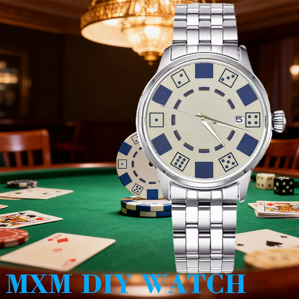 

5 Colors Creative NH35 Watch 40MM Stainless Steel Case Date Mechanical Watch Business Waterproof NH35 Automatic Men Watch Reloj