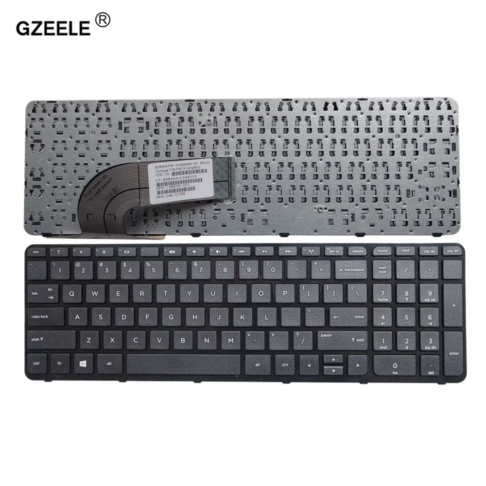 US/UK/RU/FR/SP Keyboard for HP 15-R/A/F/H/S/D/R/D/E/N/Z 15T RT3290 CQ15-A TPN-Q130 Q132 Q121 Q118 C117 C113 F113 250 255 256 G3