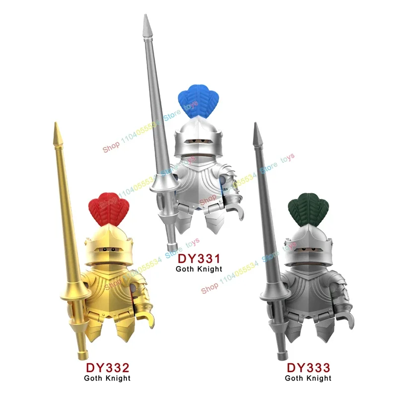 

Несколько цветов, средневековые рыцари, крепления Warhorse, доспехи, лошадь, меч, шлем, фигурки, строительные блоки, детские игрушки, рождественские подарки