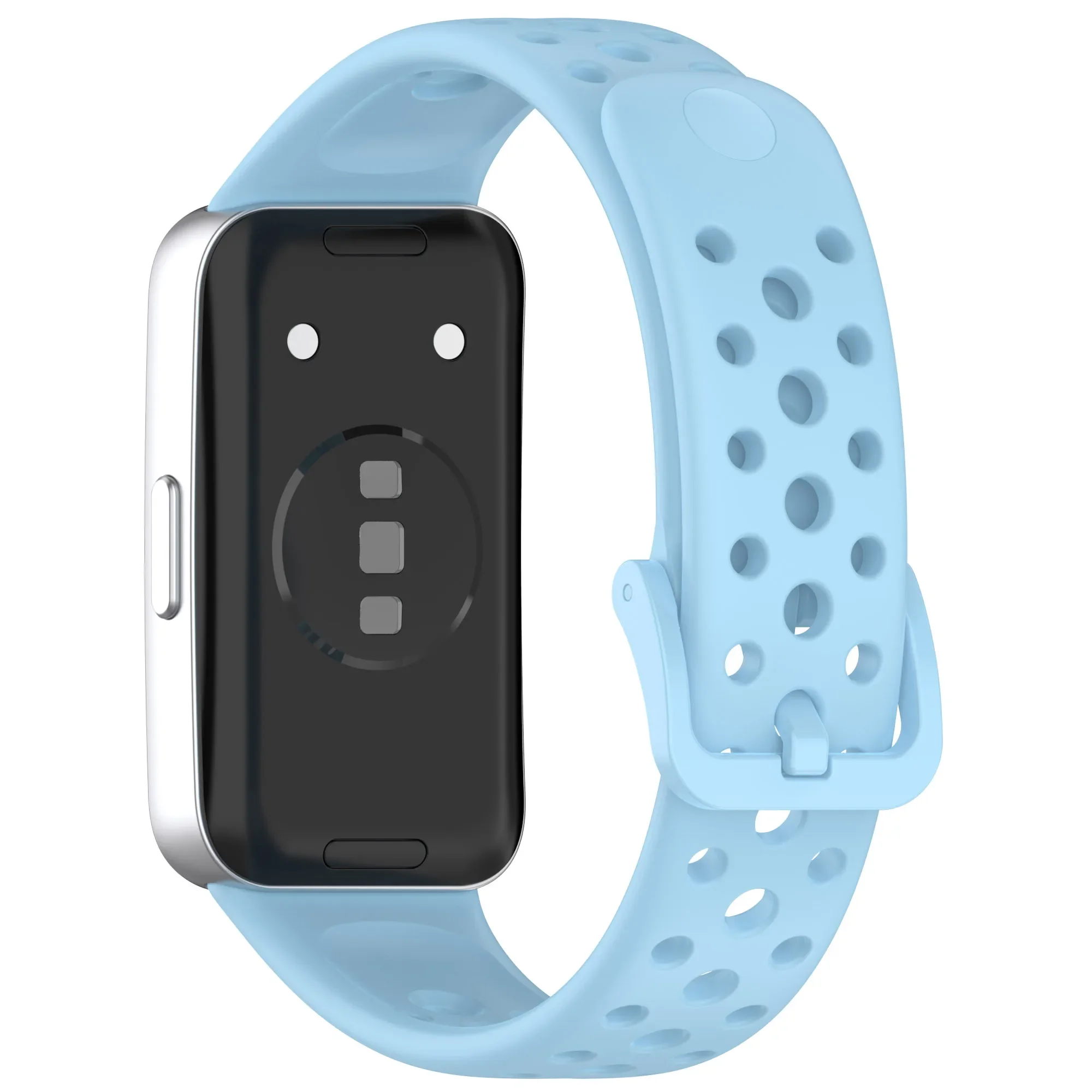 لساعة Huawei Band 10 9 حزام ساعة من السيليكون الناعم المسامي لسوار Huawei Band 8