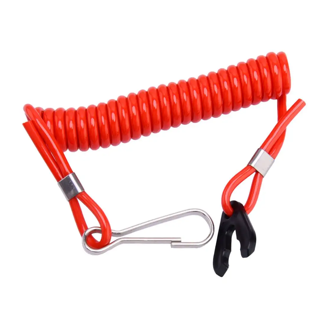 

Outboard Engine Motor Kill Stop Switch Safety Tether Lanyard Cord Durable Fit for Yamaha Red Nylon
