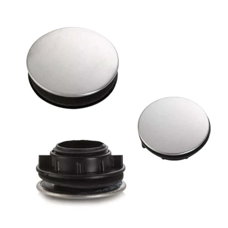 G92C Soap Dispenser Cover Short Nut Kitchen Faucet Hole Cover Brushed Stainless Steel