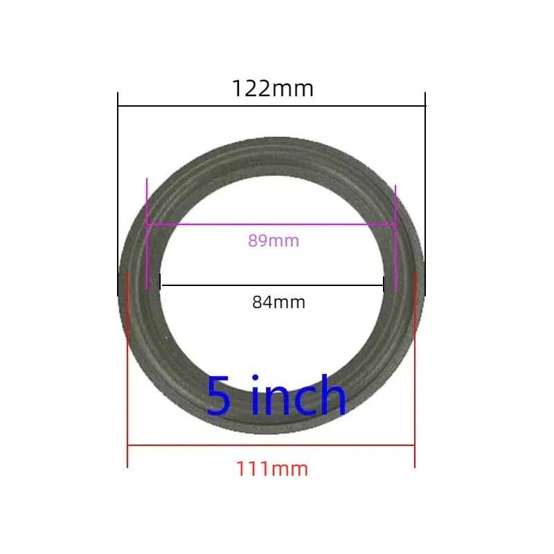 GHXAMP 2PCS Speaker Foam Repair Folding Edge Ring Subwoofer Speaker Repair Accessories DIY 5 INCH 6.5INCH 8 INCH 10 12 INCH image 6