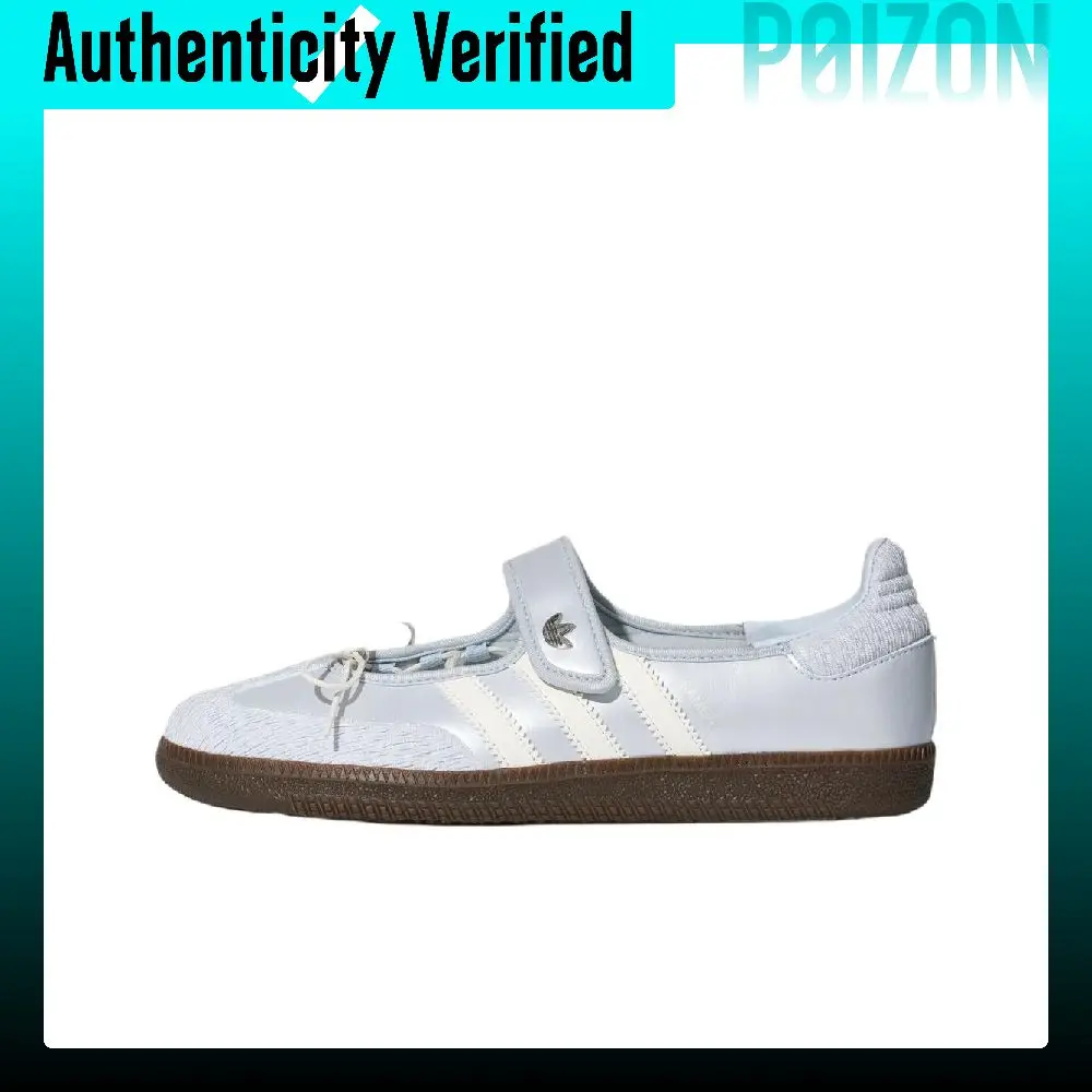 Adidas Originals Samba Jane Mary Jane Shoes Women's Light Blue Bright White LB8628