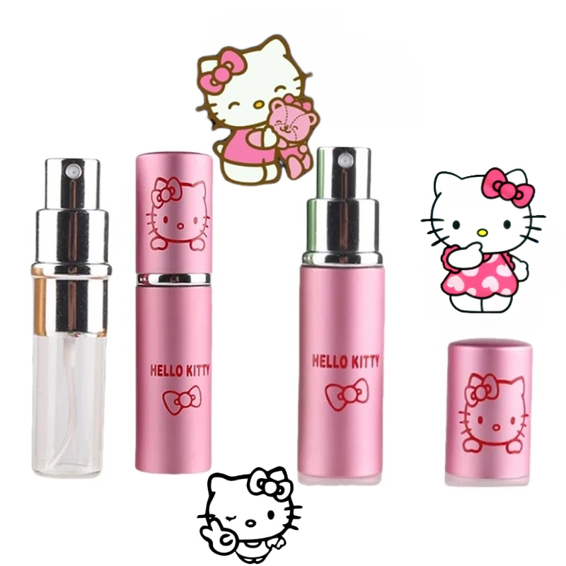 

10 мл Sanrio Hello Kitty мультфильм флакон духов узор портативный мини многоразовый распылитель ароматный насос пустые косметические контейнеры